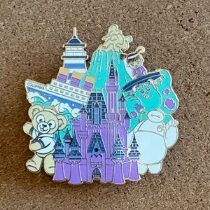 Disney D23 Exclusive Tokyo Disneyland Around The World Pin